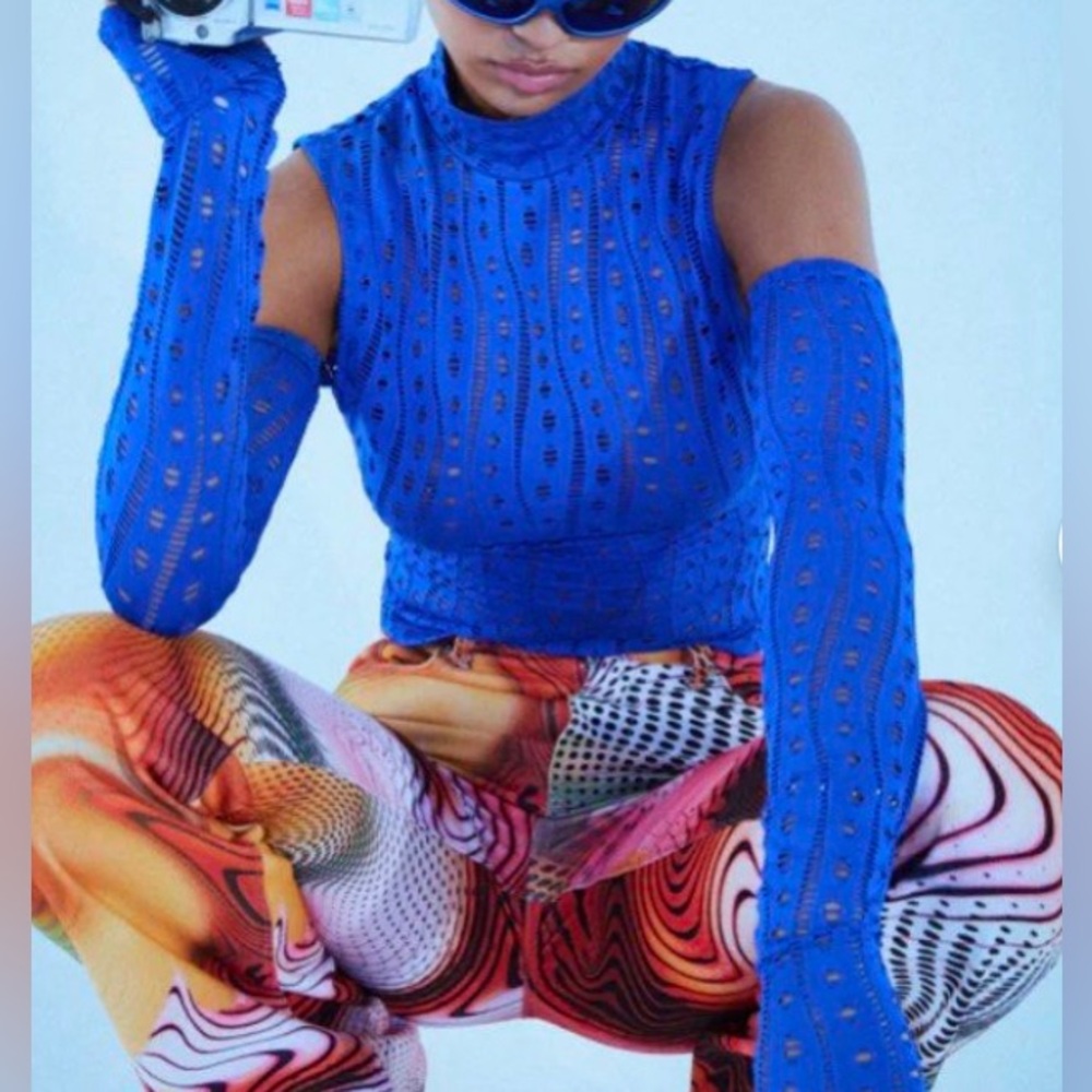 cobalt blue jaded London top